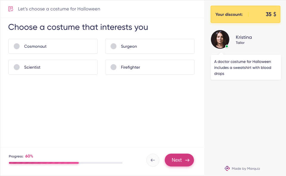 варианты ответов