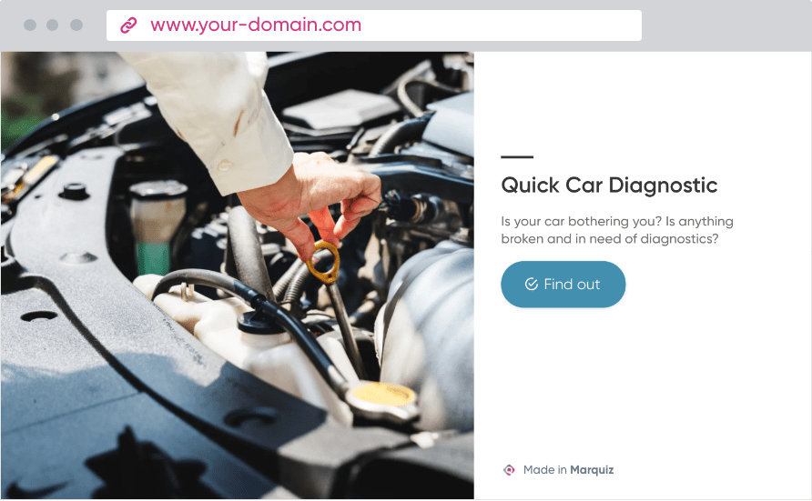 Landing Page на марквиз